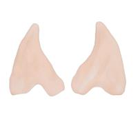 YolieraArt Elf Ear Prosthetics, Latex Pointed Elf Ears for Cosplay and Halloween Costume, Soft Reusable Ear Tips 2 x 2.4 inches for Party and Stage Performance