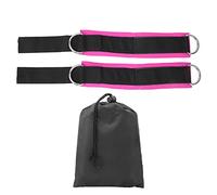 YolieraArt F i t S t r a p Ankle Cuffs with D Rings, 1 Pair Heavy Duty Exercise Straps for resistances Bands and Gym Machines, Adjustable Neoprene Padding for Men and Women,