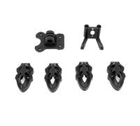 YolieraArt F P V Drone Mounting Base Kit, 3D Printed Motor Camera Antenna Holder Set for 5 10 inch Quadcopter Frame (Black)