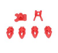 YolieraArt F P V Drone Mounting Base Kit, 3D Printed Motor Camera Antenna Holder Set for 5 10 inch Quadcopter Frame (Red)