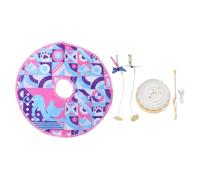 YolieraArt Interactive Cat Toy, Hide and Seek Cover, 360 Degree Rotation Turntable, Self Entertainment, Polyester Material, Indoor Exercise, Funny Feline Plaything (Style 2)