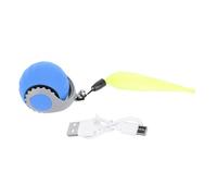YolieraArt Interactive Rolling Cat Toy Ball, Smart Sensor Electric, Automatic Self Rolling, for Indoor Cats Exercise, Self Entertaining Pet Moving Toy (Blue)