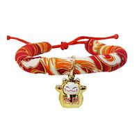 YolieraArt Japanese Style Cat Collar with Bell, Adjustable Pet Necklace, 9 Pattern Options in 4 Sizes, Soft Fabric Cat Accessories for Kittens and Cats (B-1 (L))
