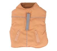 YolieraArt Large Dog Winter Clothes, Impermeable Warm Pet Apparel for Cold Weather, High Strength Fabric with Plush Fleece Lining, Adjustable Collar Waistbands, Reflective Strips (M)