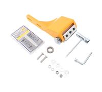 YolieraArt Log Peeler Attachment for Chainsaw, Aluminum ABS Steel Construction, 325 and 0.37 Inch Pitch Chain Compatible, Efficient Wood Debarking Tool for Timber Processing