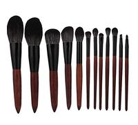 YolieraArt Luxury Makeup Brushes Set, 12Pcs Imitation Wool and Mahogany Brushes for Powder Blushing Eyeshadow eye pencil