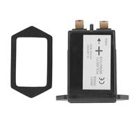 YolieraArt Mechanical Hour Meter, 12-36VDC Industrial Timer, Quartz Hourmeter with Internal Mechanical Gear, 0-9999.9H Range, 0.01H Precision, Auto Data Retention, No Reset Option