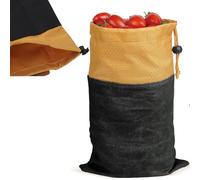 YolieraArt Orchard Picking Bag for Gardening Pocket & Harvesting, 8.3 x 12.2in Waist-Hanging Fruit Harvest Bag (Black, 2 Pack (8.3 x 12.2in))