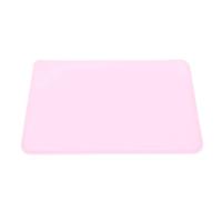 YolieraArt Silicone Pet Feeding Mat, Anti Slip Cat Dog Food Water Bowl Mat, Spill Proof, Washable, Cute Look, Indoor Use, for Cats and Dogs, Easy to Clean (Pink)