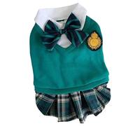 YolieraArt Small Dog Dress for Teddy, Bichon, Pomeranian and More - Warm, Soft, Comfortable Pet Clothes with Adorable Bowknot - Ideal for Small Dog Cat,