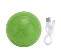 YolieraArt Smart Interactive Pet Ball Toy, Electric Rechargeable Self Moving Automatic Bouncing 250mAh Battery, Safe Plastic for Cats and Small to Large Pets, Reduces Boredom, (Green)