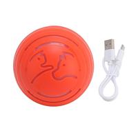 YolieraArt Smart Interactive Pet Ball Toy, Electric Rechargeable Self Moving Automatic Bouncing 250mAh Battery, Safe Plastic for Cats and Small to Large Pets, Reduces Boredom, (Orange)