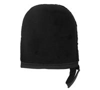 YolieraArt Tanning Mitt Self Tanner Applicator, Small Flocking Lotion Mitt for Sunless Tanning Mousse, Reusable Microfiber Glove (Black)