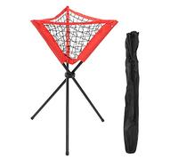 YolieraArt Triangular Net Bag Portable Baseball Softball Batting Practice Tripod Ball Rack Re