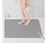 Yolife Large Shower Mat, 60x90CM Non Slip Shower Mat for Inside Shower with Drain Holes and Suction Cups for Bathroom, No Odor Oversized Stand up Shower Stall Mats