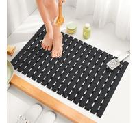 Yolife Non Slip Bath Mat Dual Anti-Slip Shower Mat with Rapid Drainage for Bathroom, Kitchen Floor with TPE Resilience Suction Cups 40*63cm