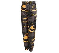 Yolimok Camo Pants for Women Sale, Lounge Combat Army Cargo Pant with Multi-Pocket Military Tactical Joggers Bound Feet Petite Camouflage Trouser Harem Straight Leg Trousers for Women Plus Size S-XXL