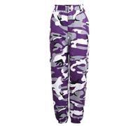 Yolimok Camo Pants for Women Sale, Lounge Combat Army Cargo Pant with Multi-Pocket Military Tactical Joggers Bound Feet Petite Camouflage Trouser Harem Straight Leg Trousers for Women Plus Size S-XXL