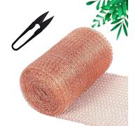 Yolimok Copper Tape 3/6/10/12m, Copper Tape for Slugs and Snails,Copper Tape Slug UK, Copper Rodent Control & Snail Deterrent Barrier Tape for Garden Plant Protector (127mm*12m)