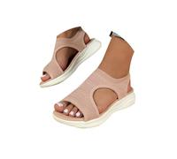 Yolimok deals of the day,sandals for women,orthopedic sandals with arch support summer slip on ladies shoes wedge slingback walking slip on platform casual beach comfy washable slide sport shoes