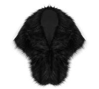 Yolimok Faux Fur Stole,Shawls and Wraps for Women Winter Faux Fur Shawl Bridal Long Shrug Cape Collar Cape Wedding Leopard Print Scarf Stole Scarves Neck Shrug for Wedding Party Coats Dress