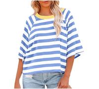 Yolimok Ladies Tops,Tops for Women UK,Womens Tops,Tops & t-Shirts,Gym Tops for Women UK,Crop Tops for Women,Summer Tops for Women UK,Tunic Tops for Women UK,Plus Size Tops for Women Blue
