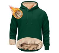 Yolimok Mens Hoodie Pullover Classic Hooded Fleece Top Plain Ribbed Cuff Long Sleeve Sweatshirt Pull Over Jumper Hoody Top Oversized Hoodie Blanket for Men and Teenagers Avengers Gifts for Men Green