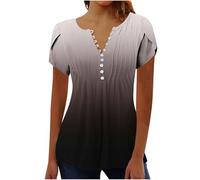 Yolimok Tank Tops Scoop Neck Shirts Spaghetti Strap Eyelet Camisoles Blouse S to XXL Summer Tops for Women's Casual Shirt V Neck Short Sleeve Tunic Blouses Loose Fit Pleated Shirts