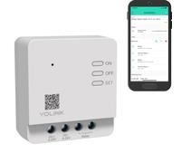 YoLink 1/4 Mile Super Long Range Smart Relay, Max. 5 amps, Compatible with Alexa, Google, and IFTTT, Automatic Operation, Normally Open Contact, YoLink Hub Required