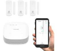 YoLink LoRa 1/4 Mile Longest Range Smart Window & Door Sensor, Door Left Open Reminders, Alexa, IFTTT, Home Assistant, 3-Pack (Hub Included)