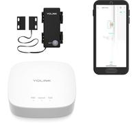 YoLink LoRa Smart Outdoor Contact Sensor & Hub Starter Kit, Gate & Shed Door Sensor, Universal Contact Lock Sensor, Email/SMS/Push Notifications, 1/4 Mile Open Air Range, Alexa, IFTTT, Home