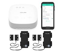 YOLINK LoRa Smart Outdoor Contact Sensor & SpeakerHub Starter Kit: SpeakerHub Audio hub, (2) Gate & Shed Door Sensors, Email/SMS/Push Alerts, 1/4 Mile Open Air Range, Alexa, IFTTT, Home Assistant