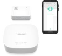 YoLink LoRa Smart Vibration Sensor & Hub Starter Kit: Hub & Smart Shock, Glass Break, Tamper, Movement Detector, Generator Running, Email/SMS/Push Alerts, 1/4 Mile Open Air Range, Alexa, IFTTT