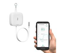 YoLink Weatherproof Fluid, Air, Surface Extreme High/Low Temperature Sensor with Probe, 1/4 Mile Long Range, YoLink Hub Required