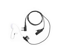Yolipar 2-Pin 2-Wire Baofeng UV-5R Earpiece Surveillance Kit Compatible with BTECH, Retevis RT21 RT22, Kenwood, Arcshell AR-5 Walkie Talkie Radio with Big PTT Mic Tansparent Acoustic Tube Headset