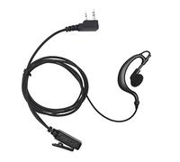 Yolipar Earpiece Surveillance Kit Compatible with BaoFeng, BTECH, Kenwood Walkie Talkie with PTT Mic Headset Accessories (G-Shaped)