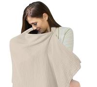 Yolispa Nursing Cover for Babies, Nursing Cover Nursing Apron with Adjustable Strap, Soft and Breathable Nursing Scarf, Muslin Nursing Cover, Nursing Cover Gifts for Mother
