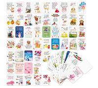 Yoljun 50 PCS Positive Affirmation Cards, Inspirational Cards with Motivational Quotes Note Daily Mindfulness Mental Health Card for Kids, Women, Employees Colleague