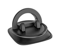 Yoljun Mobile Phone Holder Car 360 Degree Rotatable Mobile Phone Holder for Dashboard in Car Universal Non-Slip Smartphone Holder with One-Click Rotation, Compatible with All Smartphones (Black)