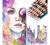 Yolkify Colouring Pencils, 18 Colored Pencils Set Pre Sharpened Crayons for Colouring Book 3.0mm Tip Easy to Apply, for Drawing Blending Shading,Color Pencils Set Gift for Adults Beginners Artists