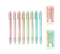 Yolkify Highlighters, 8 Pcs Glitter Highlighters with Chisel Tip for Notes, School Supplies, Office Use