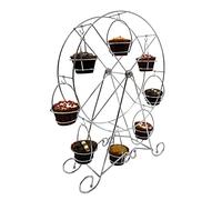 Yolli Silver Ferris Wheel Cake/Cupcake Stand - (1Pk)