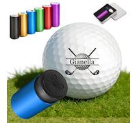 YoLLiEE Personalised Golf Ball Stamp Custom Quick-Dry Self-Inking Golf Ball Stamp with Logo Monogram Waterproof Reusable Ink Stamper Gift for Golfers Men Dad Husband