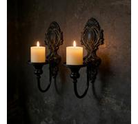 YOLLZEY Candle Holder Wall Sconces Set of 2