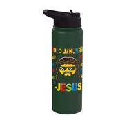 Yolo Jk BRB Jesus Funny Easter Day Building Brick Christians Stainless Steel Insulated Water Bottle