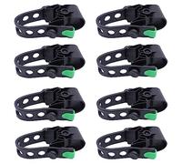 YOLOCKEY 8pcs Bike Carrier Straps Replacement Bike Rack Strap Bicycle Carrier Replacement Rubber Straps 1 Inch Trailer Hitch Replacement Hook