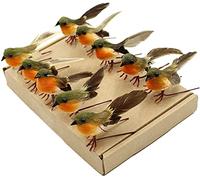 Yolococa Small Orange Birds Christmas Tree Decoration