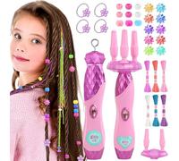 Yoloflix Hairdressing Toys for Girls, Automatic Hair Braiding Machine and Rope Braiding with Accessories, Girls Hair Styling Tool, Toys for Gift