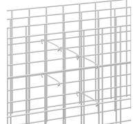 Yolola Gabion Hooks 50 pcs Gabion Spacers Galvanised Steel Distance Holder Galvanised Steel 15 cm