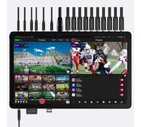 YoloLiv YoloBox Extreme, 4K NDI All-in-One Live Streaming Equipment with 8 HDMI Inputs, 2 HDMI Out, ISO Recording, for Facebook, YouTube, RTMP, SRT